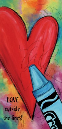 Framed Love Outside Print