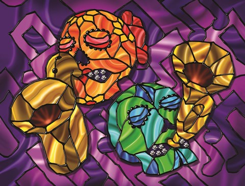 Framed Day of the Dead 3 Print