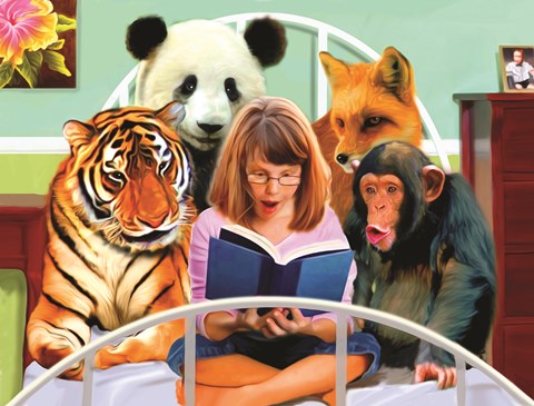 Framed Readers Print