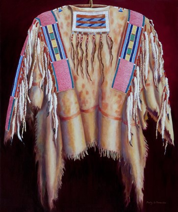 Framed Sacred Raven&#39;s War Shirt Print