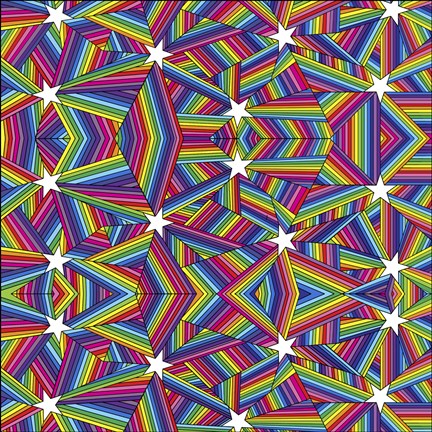 Framed Stars A Print