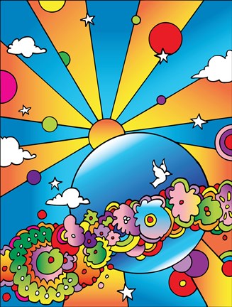 Framed Cosmic Planet Print