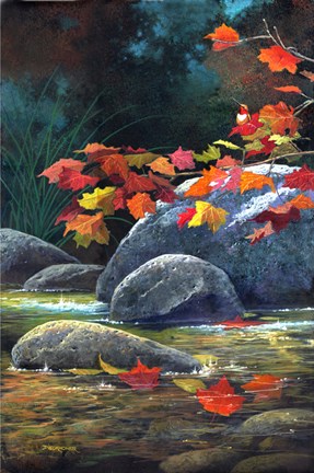 Framed Secluded Glade Print