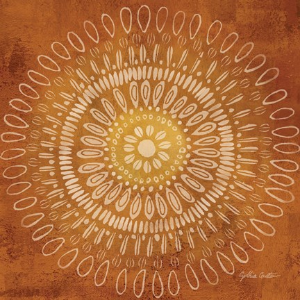 Framed Jacobean Medallions IV Print