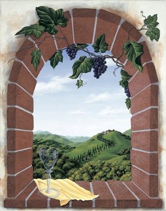 Framed Tuscan Arch Print