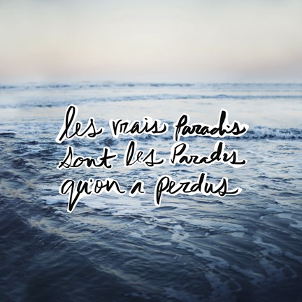 Framed Paradis Print