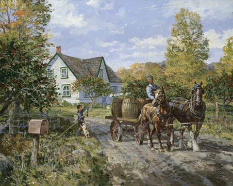 Framed Apple of His Eye Print