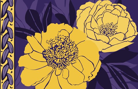 Framed Color Bouquet I Print