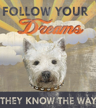 Framed Dog Days - Pek Pup Print