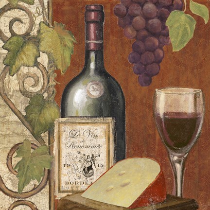 Framed Wine and Cheese Tasting 4 Print