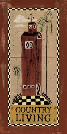 Framed Country Living Print
