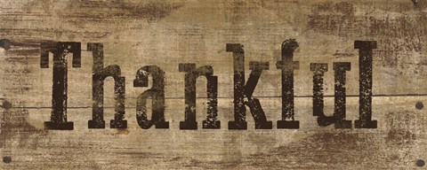 Framed Thankful Print