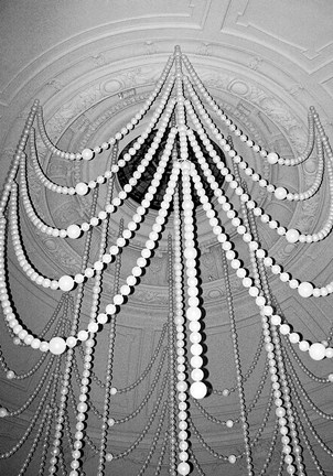 Framed Hanging Pearls Print