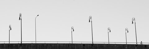 Framed Lamp Row Print