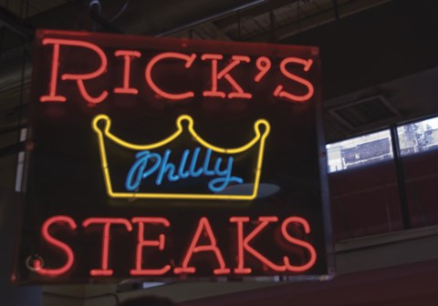 Framed Rick&#39;s Philly Steaks Print