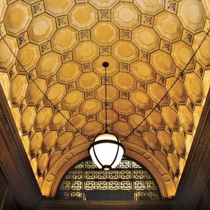 Framed Ceiling Detail (Color) Print