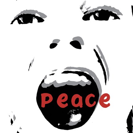 Framed Peace Print