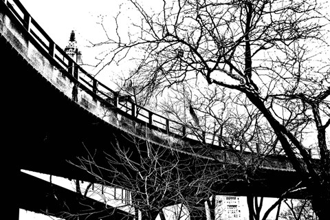 Framed Ramp (outline) Print