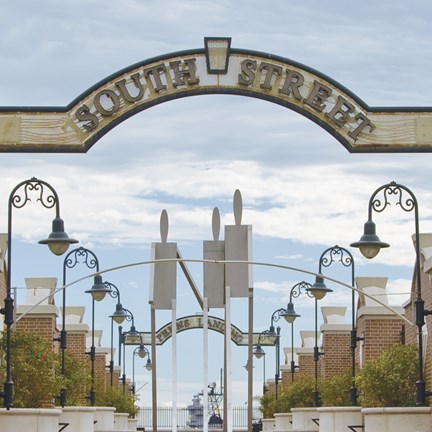 Framed South Street Print