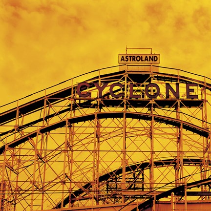 Framed Flaming Cyclone Print