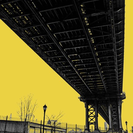 Framed Yellow Underpass Print