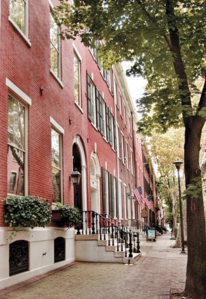 Framed Delancy Street (vertical) Print