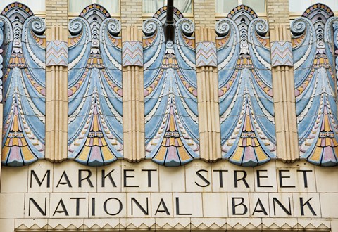 Framed Market Street Print