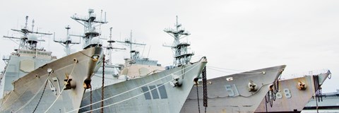 Framed Four Ships Print