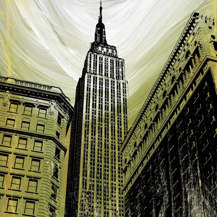 Framed Gilded Empire Print