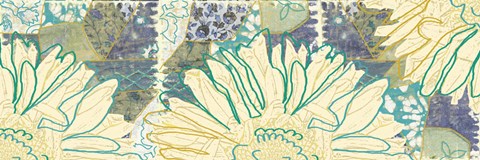 Framed Flower Panel I Print