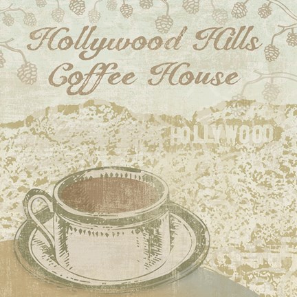 Framed Hollywood Coffee House Print