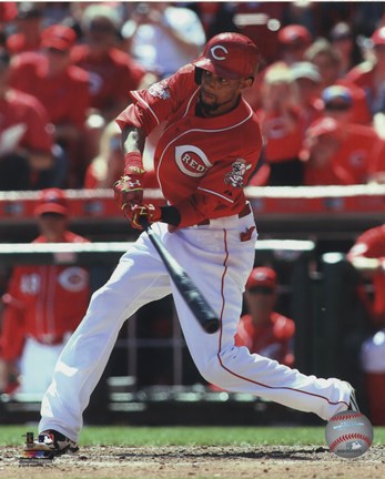 Framed Billy Hamilton 2015 Action Print