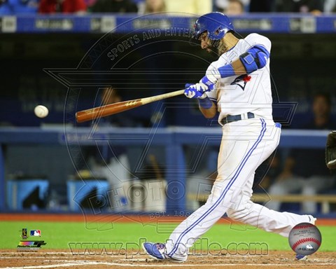 Framed Jose Bautista 2015 Action Print