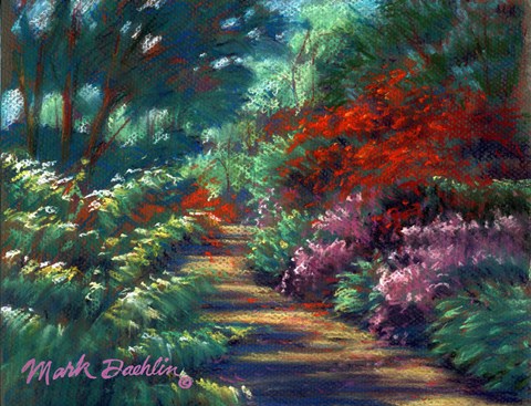 Framed Sumac and Fuschia Print