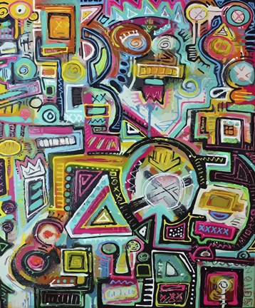 Framed Counting Sideways 8&#39;s Print