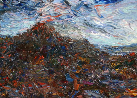 Framed Volcano Print