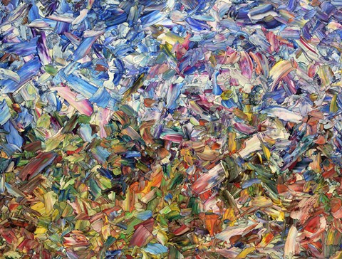 Framed Fragmented Garden 9K Print