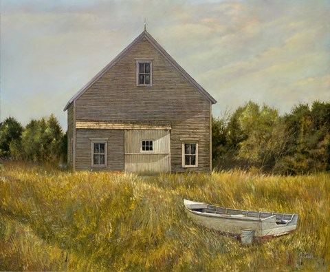 Framed Huppers Barn Print