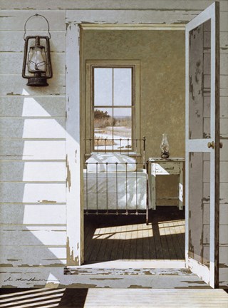 Framed Oil Lamp Print