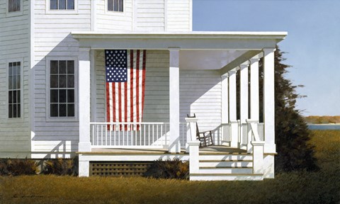 Framed Porch 4 Print