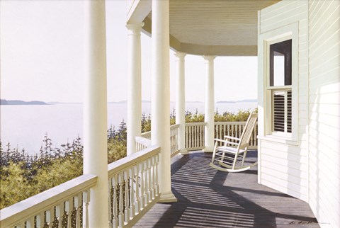 Framed Carolina Overlook Print