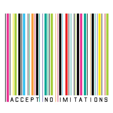 Framed Accept No Imitations Print