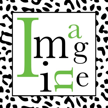 Framed Imagine 1 Print