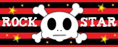 Framed Rock Star 1 Print