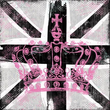 Framed Union Jack I Print