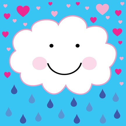 Framed Rain Cloud 1 Print