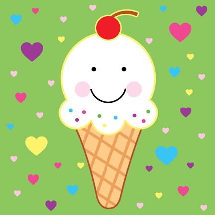 Framed Icecream Print