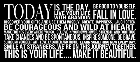 Framed Today is the Day 11 Print