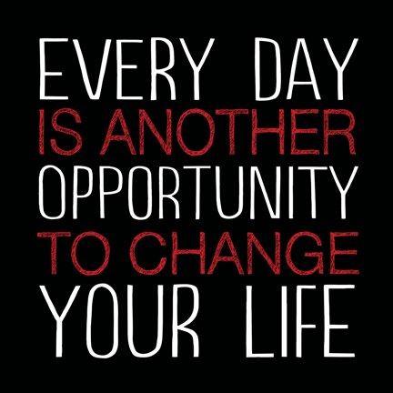 Framed Change Your Life 2 Print