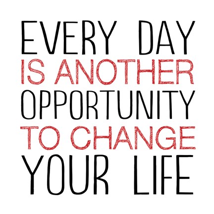 Framed Change Your Life 3 Print